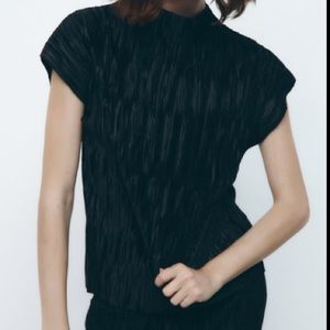 Zara Pleated Top NWT